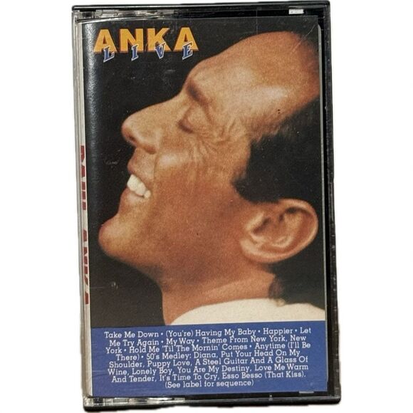 Anka Live Cassette Tape - Picture 1 of 4